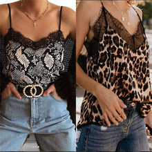 Load image into Gallery viewer, 2019 Fashion Women Printed Top Blouse Shirts Lady Casual Sleeveless Lace Blouses Summer Blusas Femininas